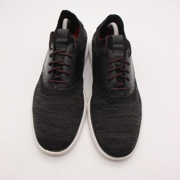 Cole Haan 2.Zerogrand Men\'s 10.5 Black Packable Saddle Knit Oxford Shoes C25259 main image 6